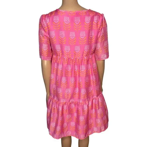 J. Marie Maeve Short Sleeve Mini Dress size S - Picture 2 of 8